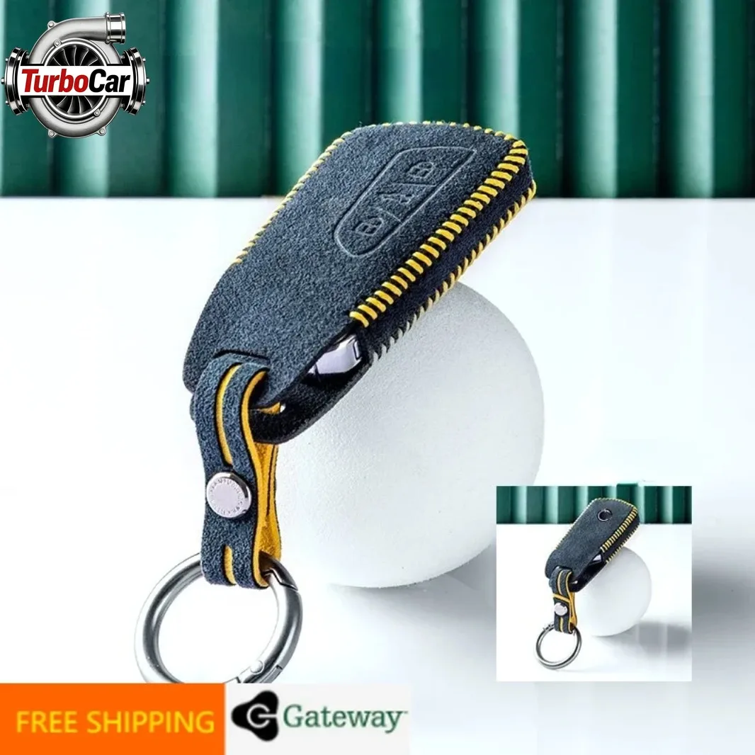 

Brand New Suitable for Volkswagen 2021-2024 ID4X ID4 CROZZ Simple Style Suede Car Remote Key Case Cover Multiple Color Options