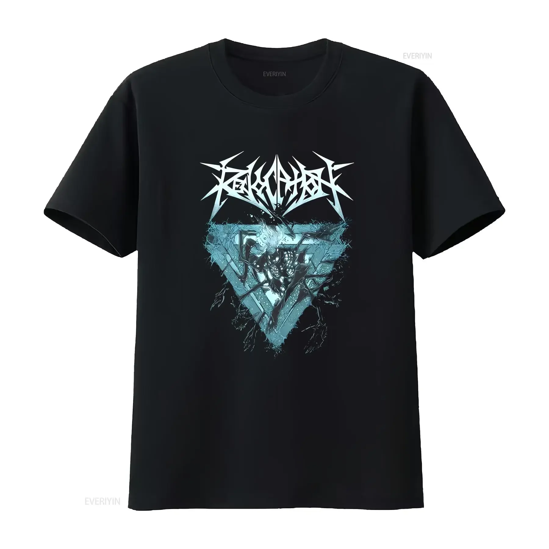 Revocation 'Portal' Black T Shirt NEW OFFICIAL vintage Washed Unisex designer clothes Stretched Slightly fashion Casual Soft