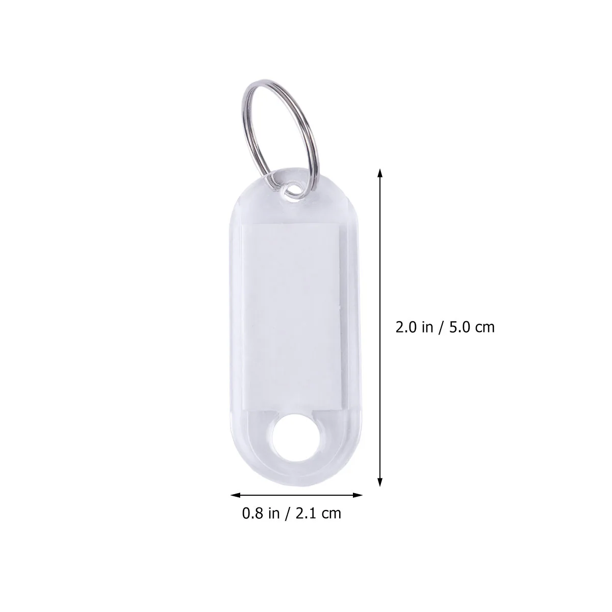 30 pz portachiavi in plastica ID Tag nome etichetta lingua numero contrassegno classificazione Tag portachiavi Hotel bagaglio ID nome etichette Tag