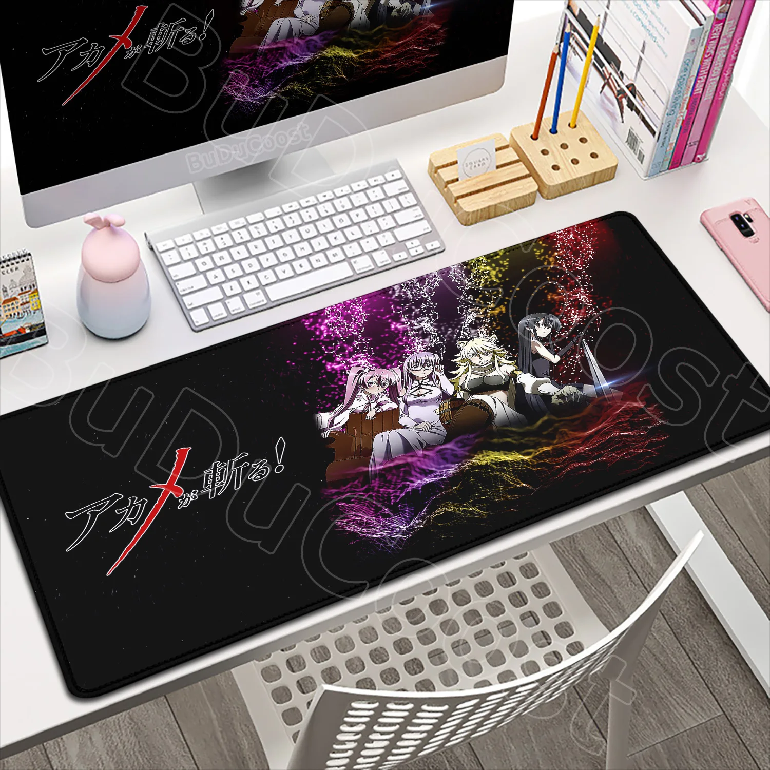 Anime Akame Ga Kill Mouse Pad  - Desk Setup Natural recension och pris