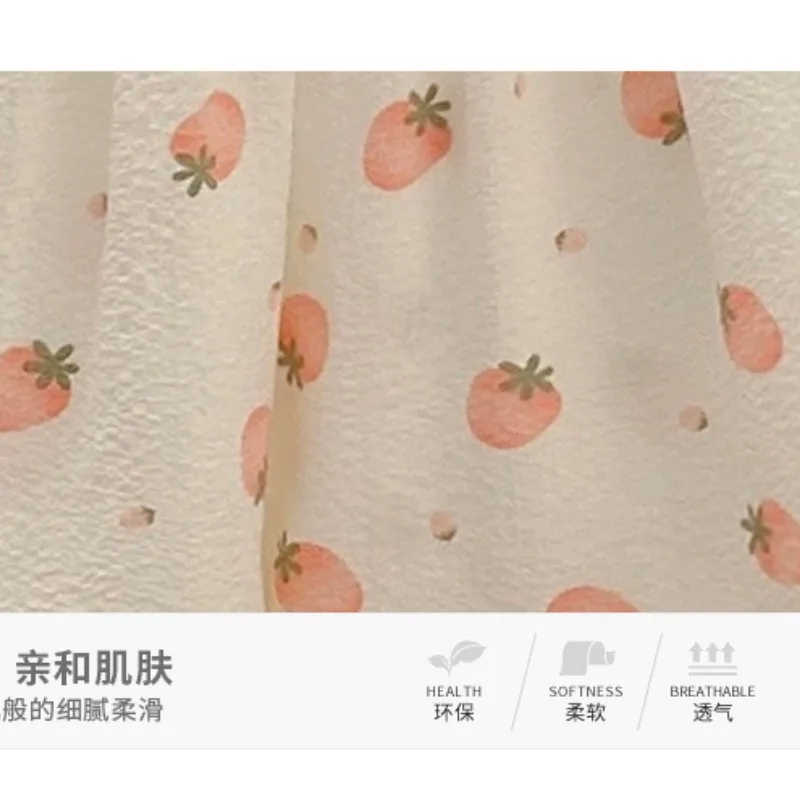 Женские пижамы больших размеров, 140 кг, трехсекционная студенческая одежда для дома, весенне-летний свободный кардиган, милая домашняя одежда с героями мультфильмов, одежда для сна