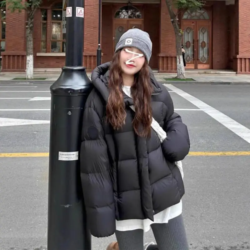 Veste d'hiver rembourrée en coton pour femme, Robe à pain épaisse, Version coréenne, doudoune en duvet de coton pour femme