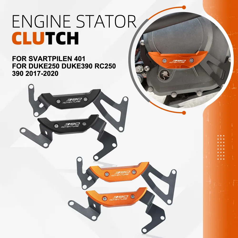 

For Husqvarna Svartpilen 401 For DUKE250 DUKE390 RC250 390 2017-2020 Motorcycle Accessories Engine Cover Fan Crap Flap Protector