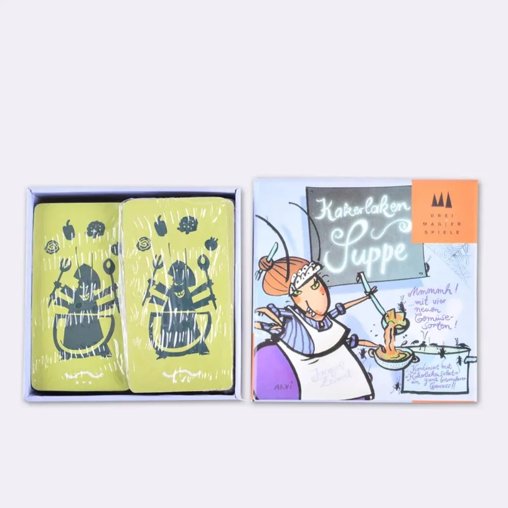 Children's game board game card parent-child interactive game cockroach sweet soup paper safe toy cardboard box