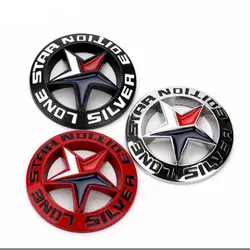 Logo Badge Metal Car Adesivos para Lone Star Texas Off-Road Modificado Acessórios