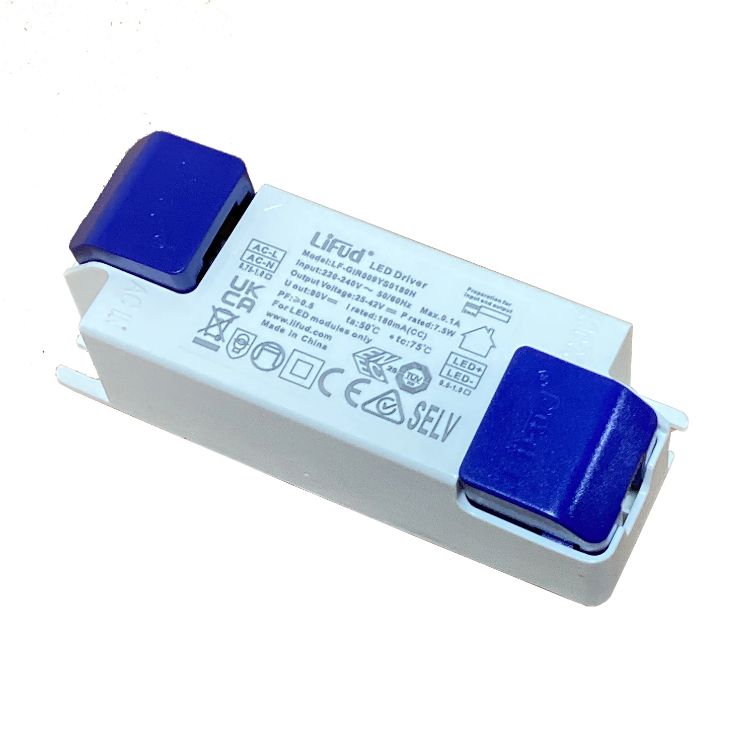 Lifud Constant Current Flicker Free LED Driver 135mA 160mA 180mA 200mA for Class II light fixtures