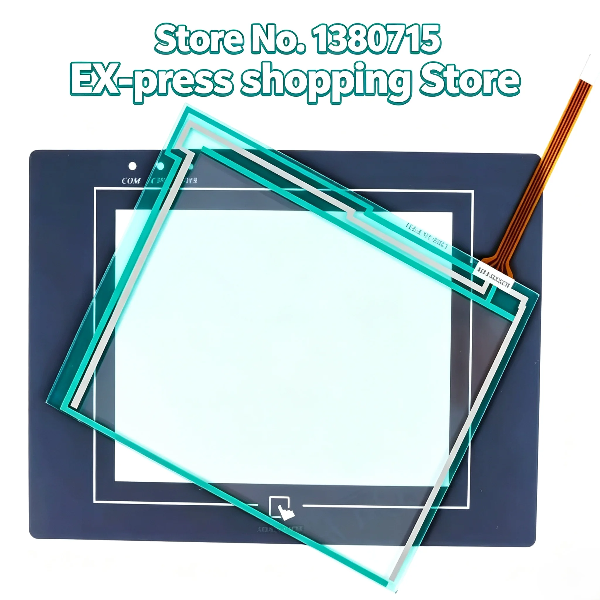 Touch Digitizer Glass With Front Label Replacement For MT506M MT506MV MT506MV5EV HMI Spare Component