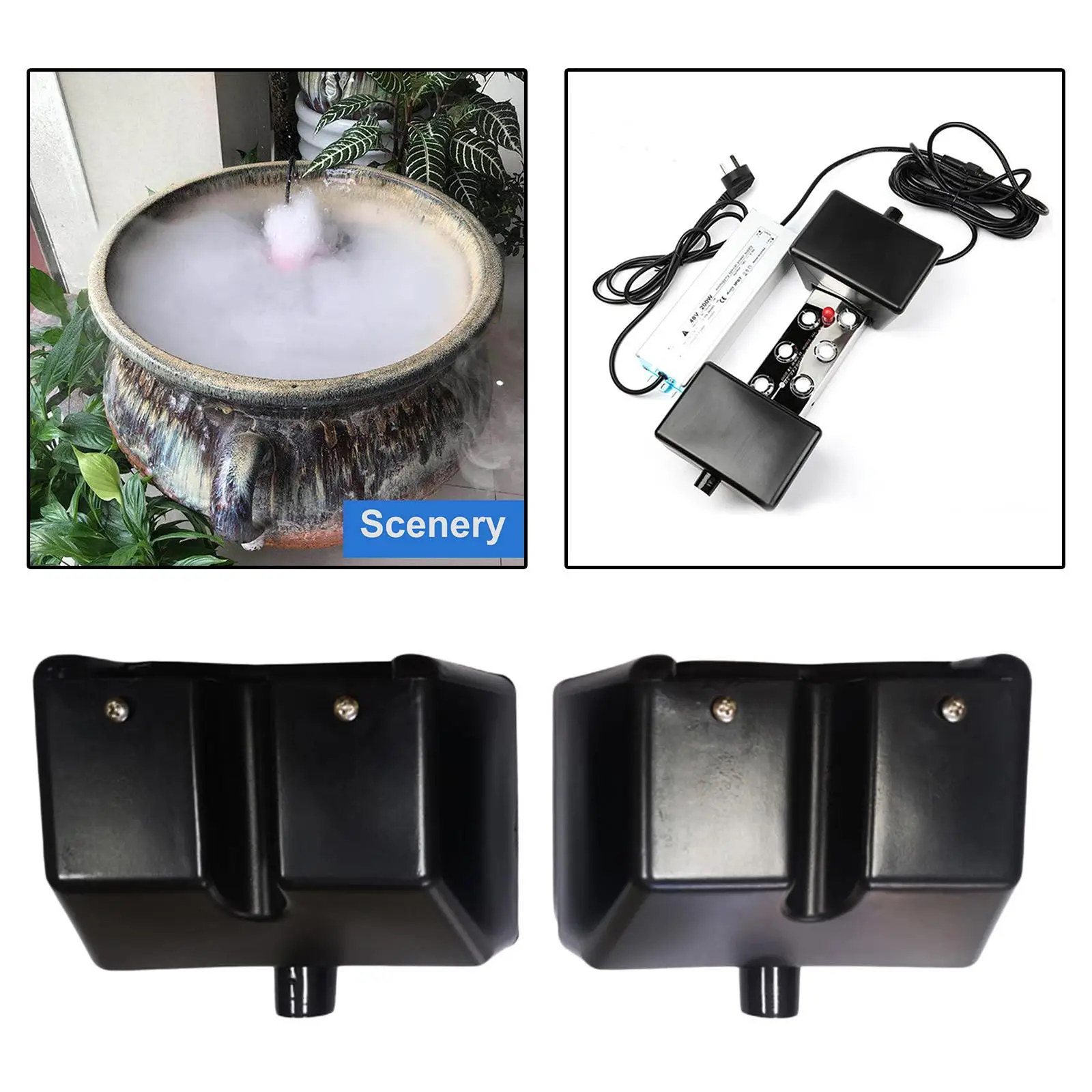 Plastic Mist Maker Float Square for 4-12Head Fogger Fog Aquarium