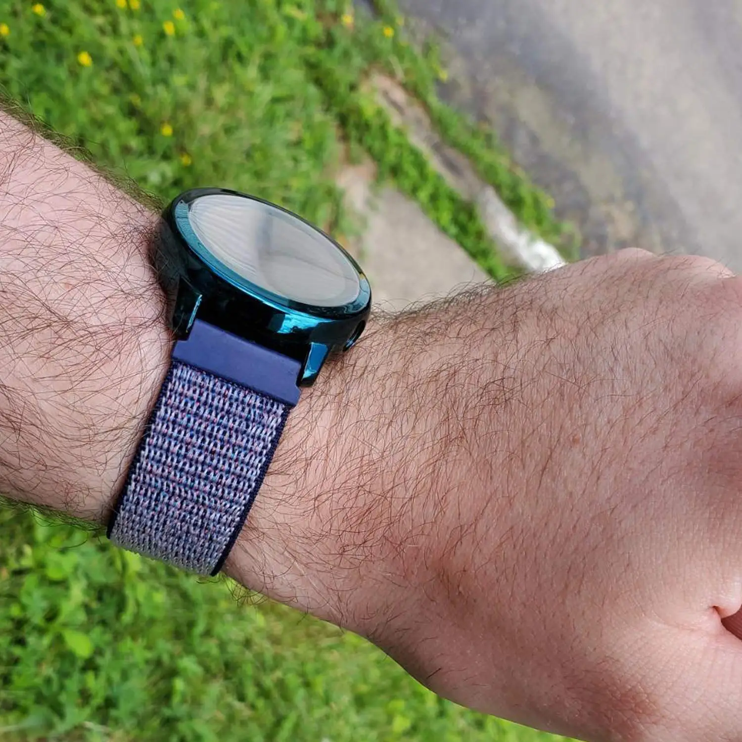 Cinturino in Nylon da 20/22mm per Samsung Galaxy Watch 4 5 6 classic active 2 7 FE 40/44MM Frontier Correa bracciale Huawei GT 2 3 pro strap