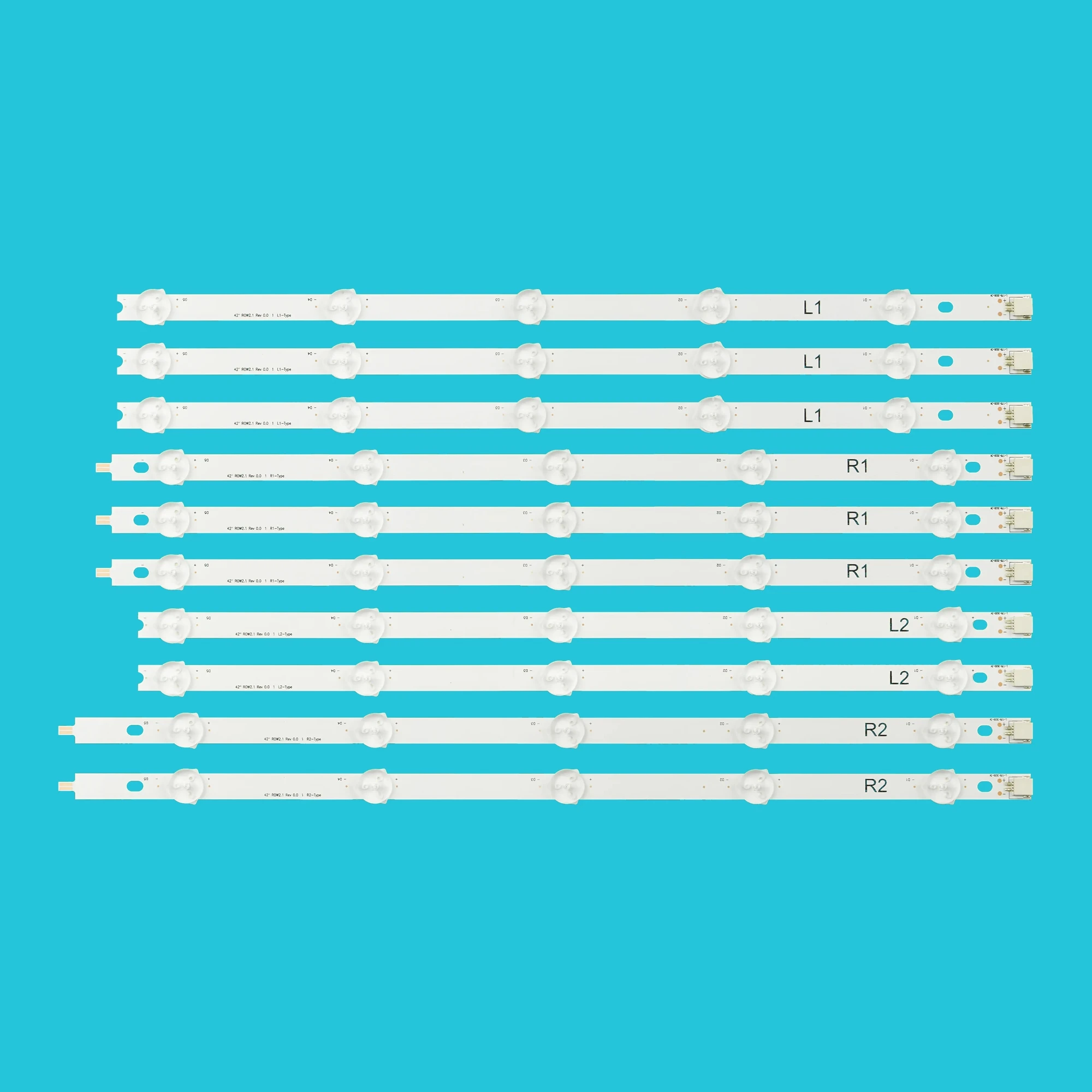 

LED TV Backlight Strip 42" ROW2.1 R1 R2 L1 L2 6916L-1120A 1121A 1122A 1123A 1214A 1215A 1216A 1217A 1338A 1339A 1340A 1341A
