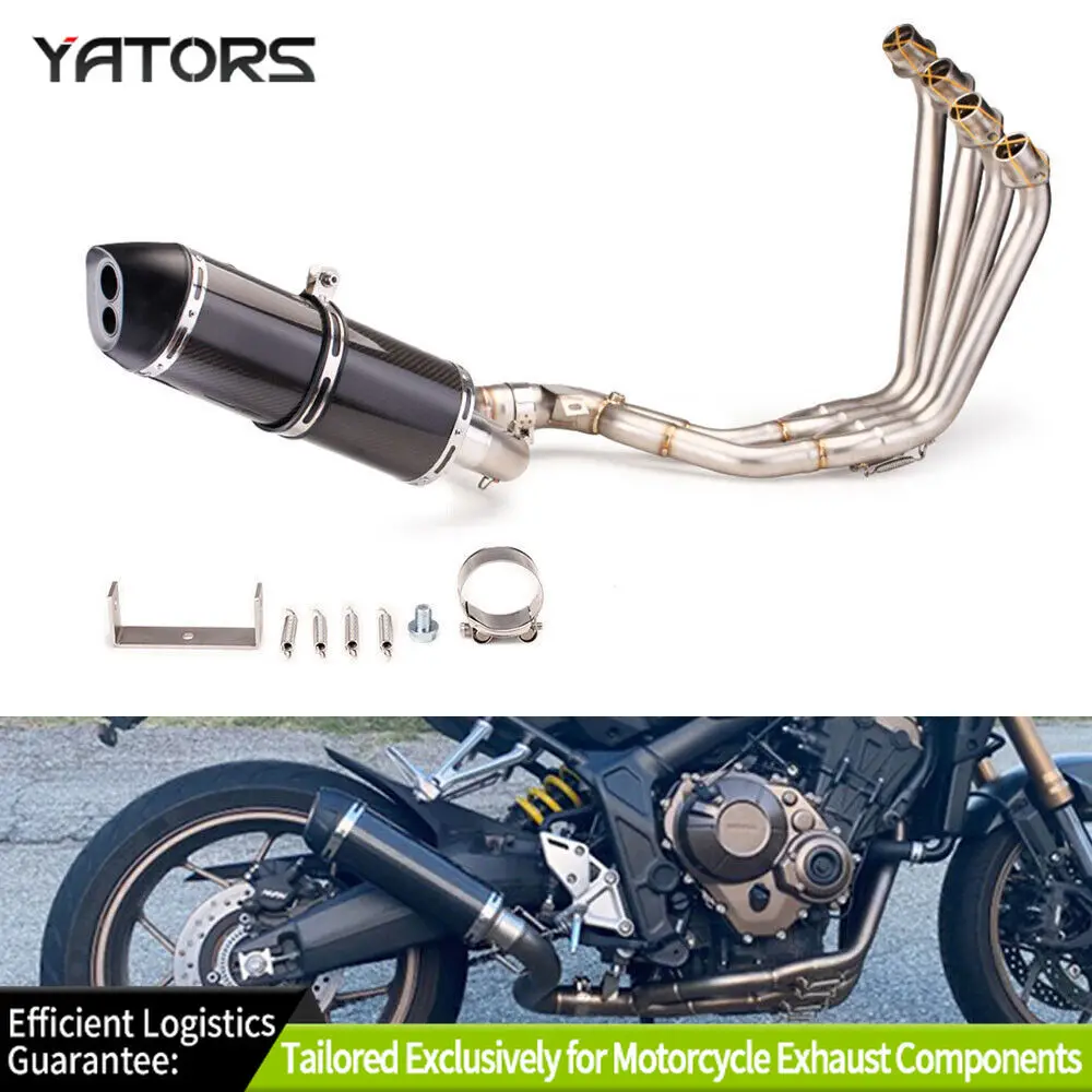 

Full Exhaust System Exhausts Pipes Front Header Muffler Pipe For Honda CBR650R/F CB650R/F 14-24