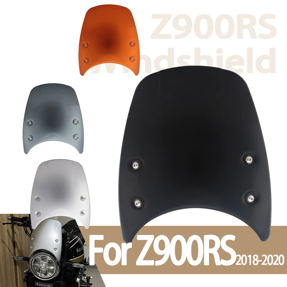 

Motorcycle Parts Aluminum Windscreen Windshield Wind Shield Screen Protector Wind Deflector For KAWASAKI Z900RS Z900 RS Z 900RS