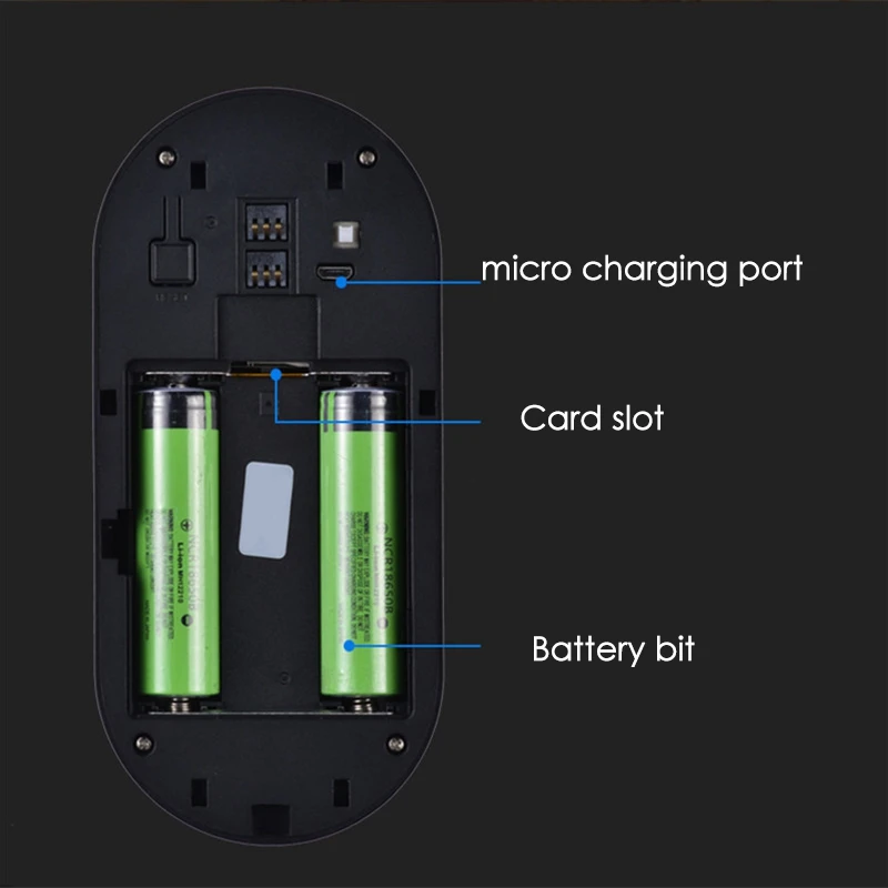RISE-Audio Doorbell,Smart Security Camera,Video Remote Intercom HD 1080P Smart Doorbell IP53 Waterproof
