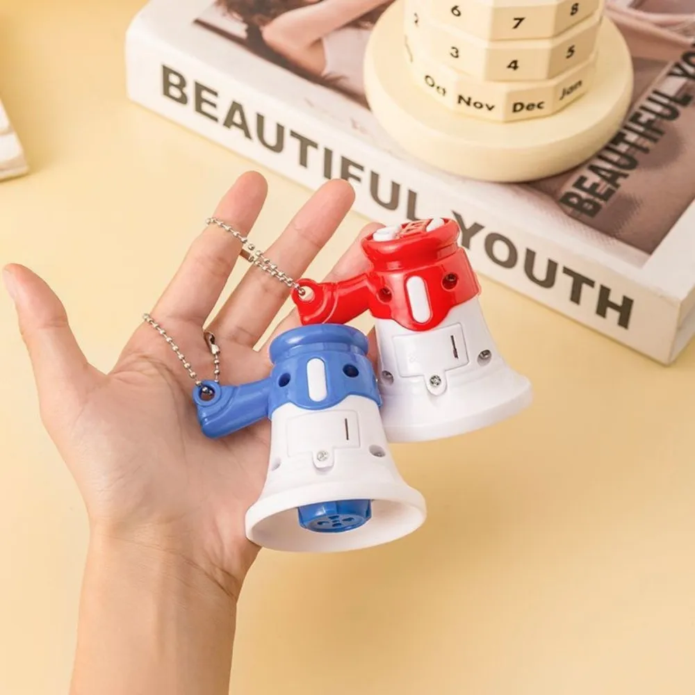 Mini Megaphone with Recording Function Portable Loudspeaker Keychain Funny Novelty Gift for Parties Events Decompression