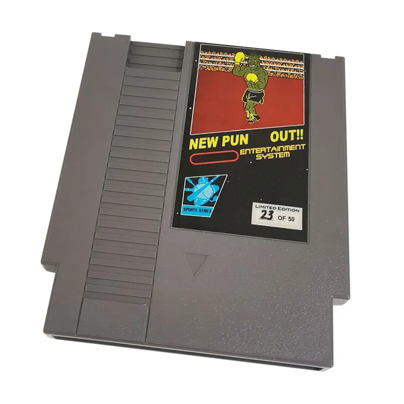 NEW Punch-Out!! - Pal and USA Version Cartridge 8 bit Video Game Cart Famicom Single Card For 72 Pins NES Classic Console