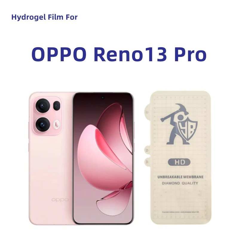 

3pcs Clear Hydrogel Film For OPPO Reno13 Pro Screen Protector For OPPO Reno13 Pro HD Protective Film Not Tempered Glass