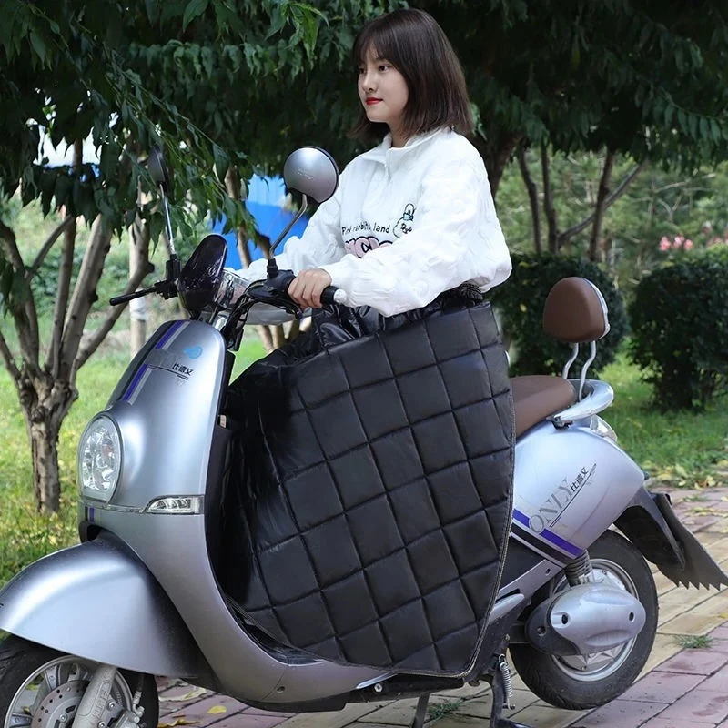 

Зимняя теплая мотоциклетная ветрозащитная юбка, водонепроницаемый утолщенный фартук с бархатной подкладкой, защитное снаряжение для колена для гонщиков, женщин и мужчин