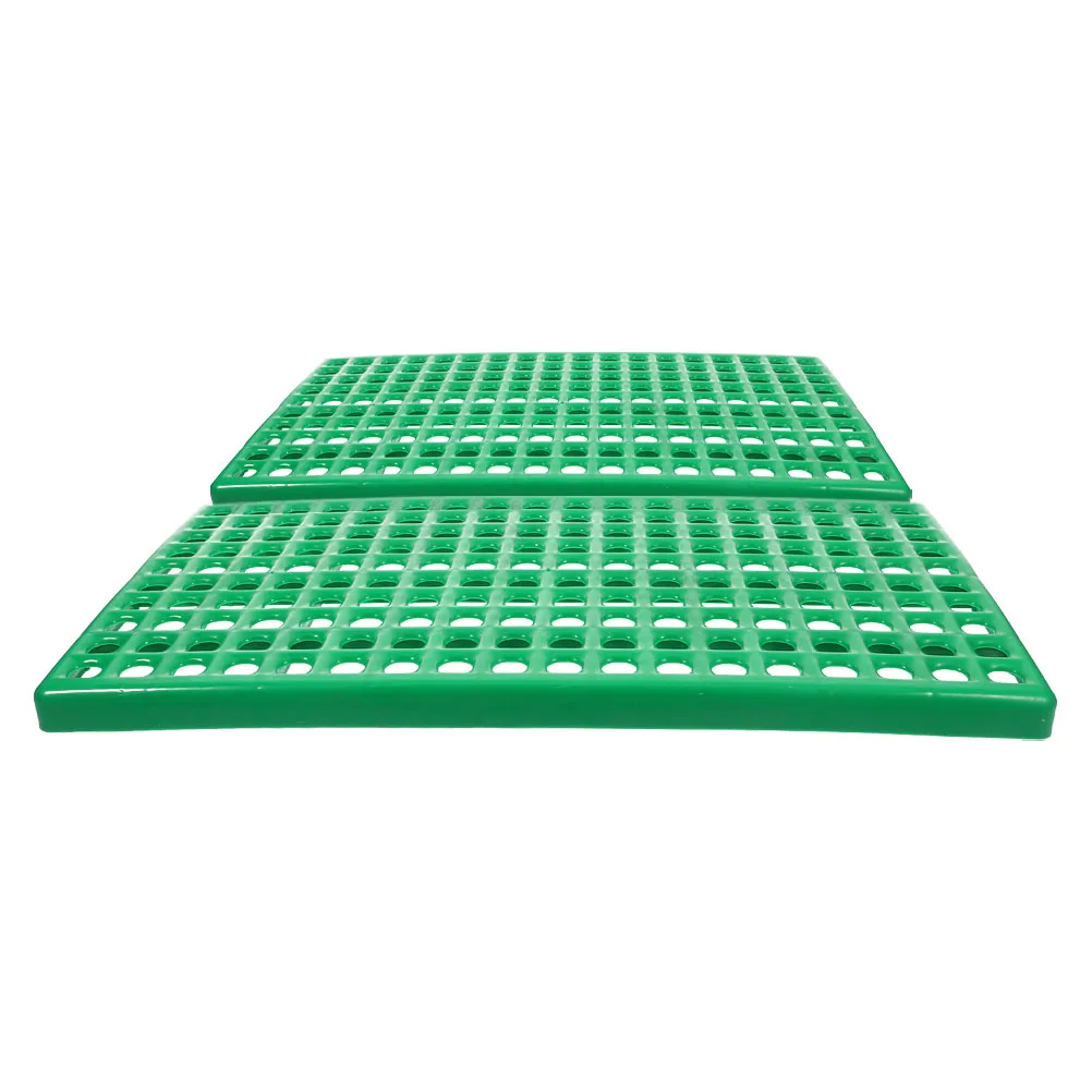 

2 PCS Rabbit Cage Floor Chinchilla Mats Animal Pads Bunny Accessories Bottom Plate