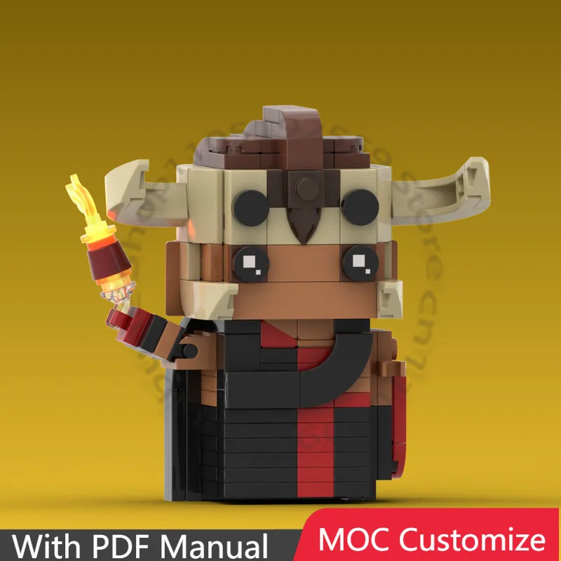 

201 деталь: Популярная серия игровых персонажей Mola MOC, модульный конструктор, простой креативный дизайн, DIY, игрушка для мальчиков, подарок на праздник