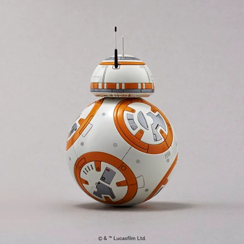 Bandai Original Star Wars Movie 1/12 BB-8 & R2-D2 Action Figure Assembly Collection Model Toy Gifts for Children