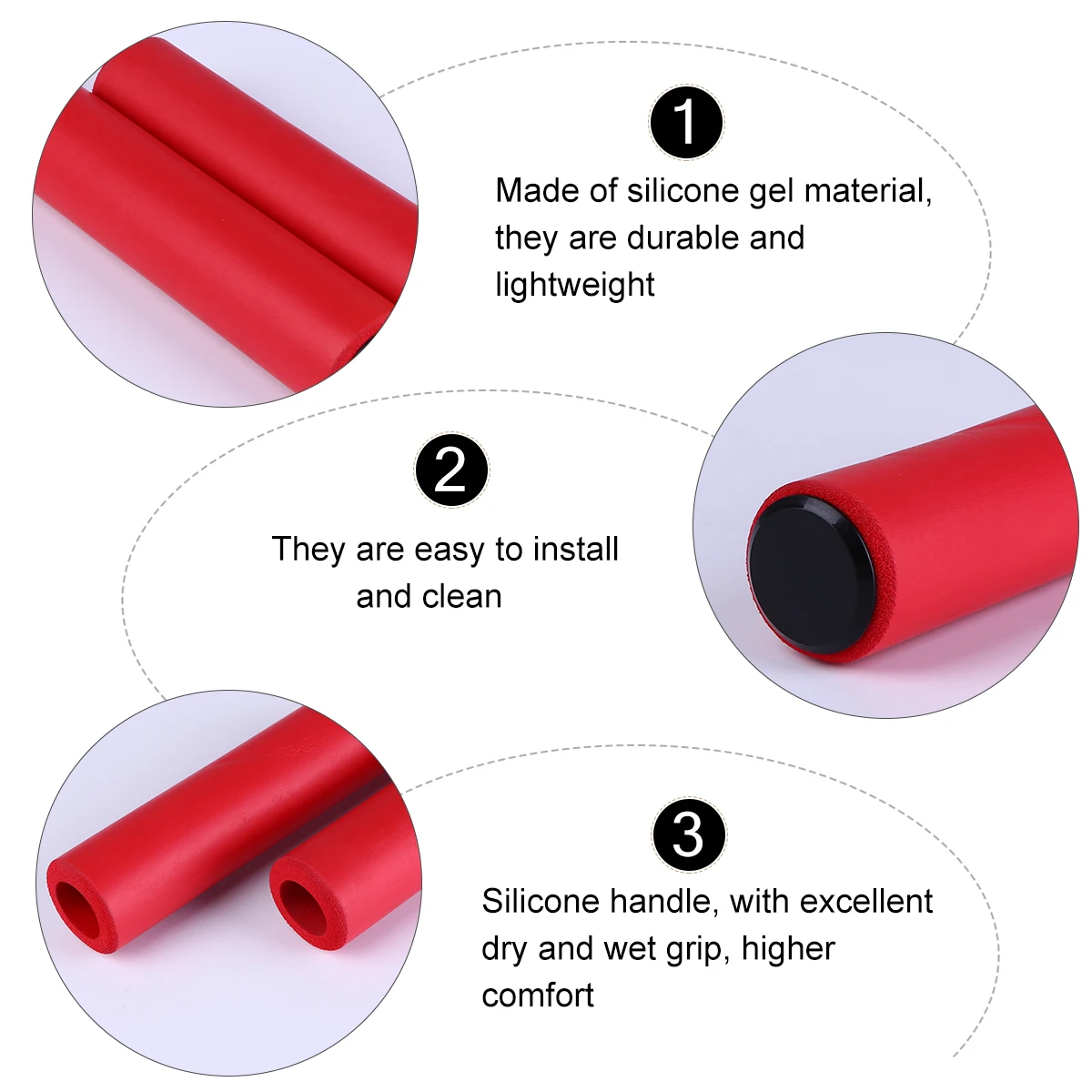 

Bicycle Grip Comfort Bike Handlebar Cover Sleeves Airplane Covers Brake Silicone Grips