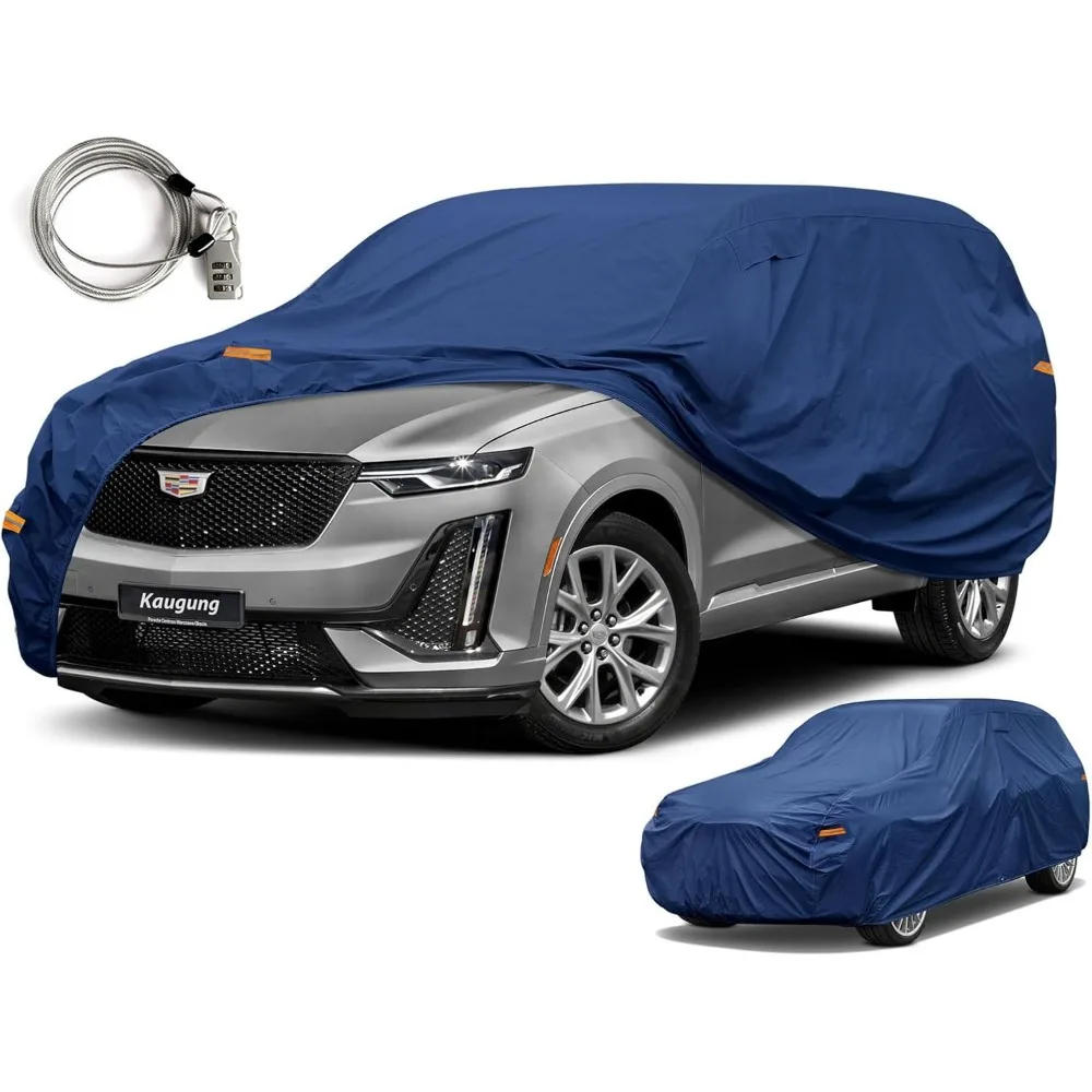 

Чехол для внедорожника на заказ, сверхпрочный, водонепроницаемый, всепогодный, дышащий, полная защита кузова с вентиляционными отверстиями