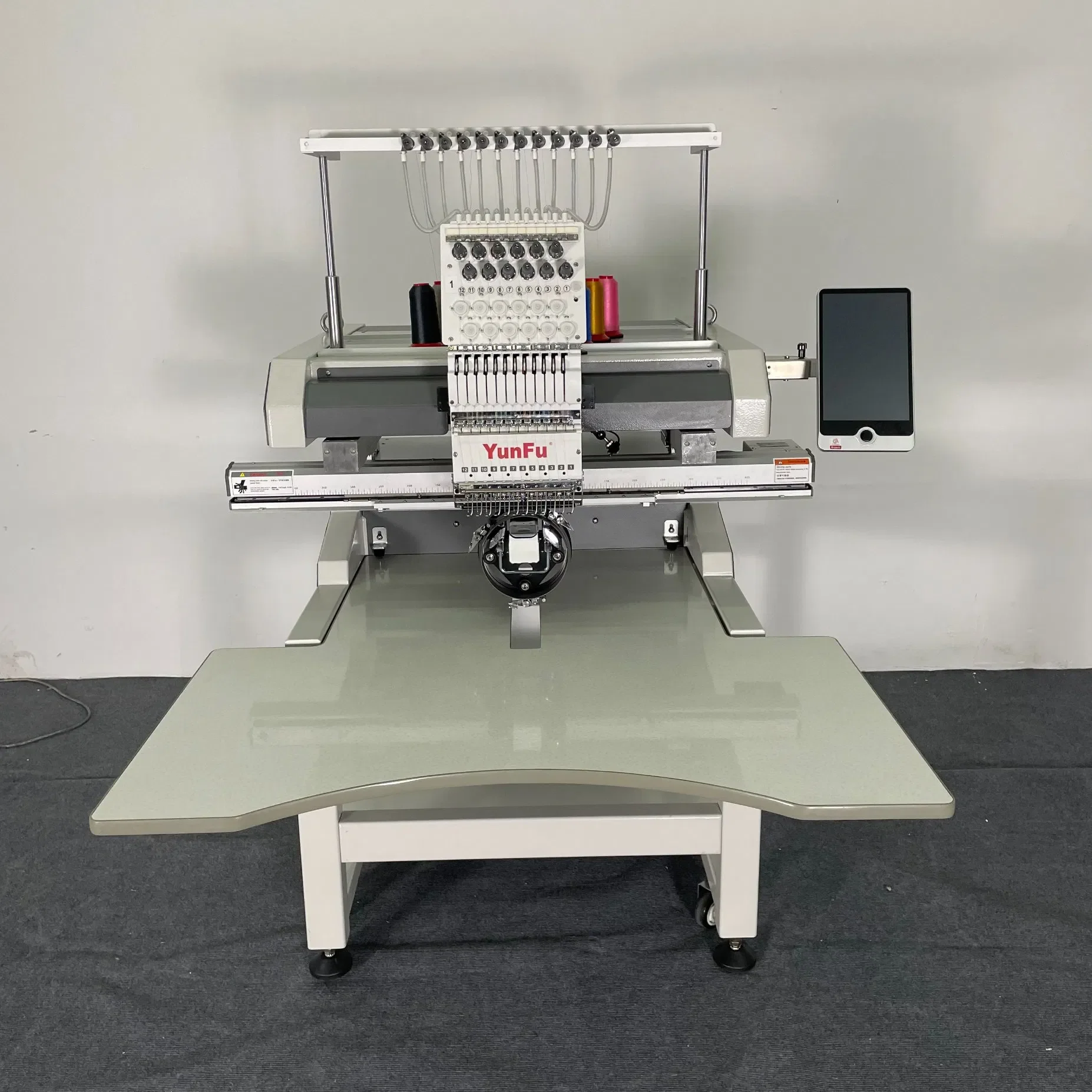 Single Head 15 Needle Embroidery Machine with Large Working Area, Economical Model