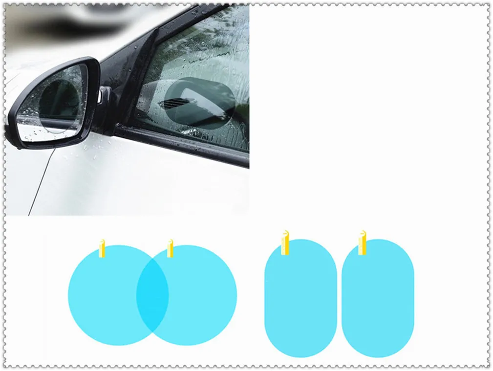 2 Pcs Car Rainproof Film Rearview Mirror protective for Porsche Panamera 911 918 Cayman Boxster 919 718 GT3