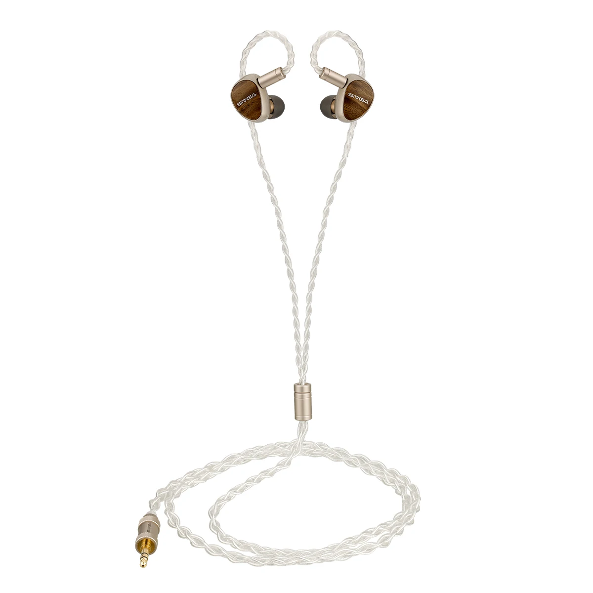 سماعة أذن SIVGA Que UTG IEM بغشاء زجاجي مسطح مع تصميم مريح وكابل قابل للفصل وتجويف سبائك الزنك عالي الدقة