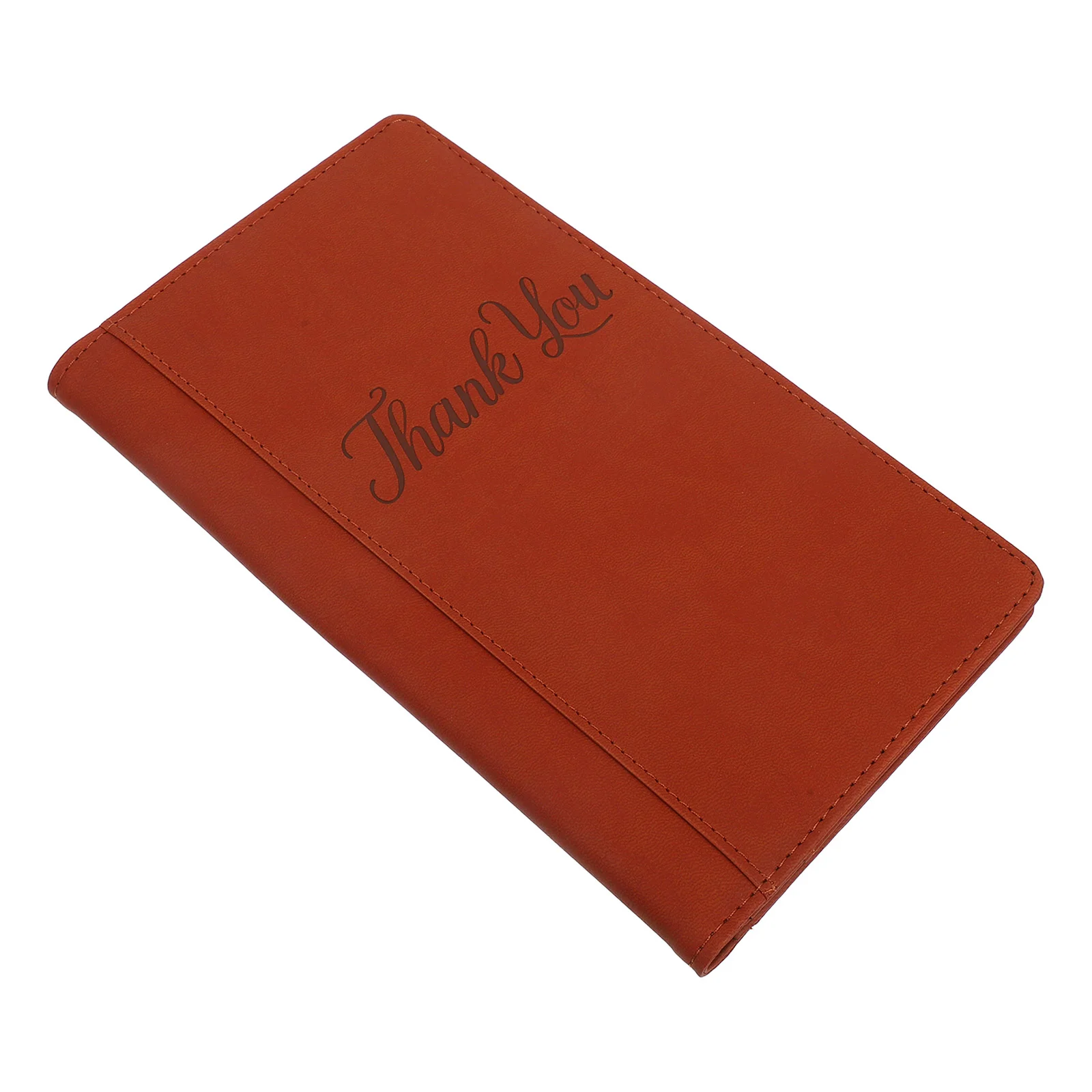 Recipe Book Holder Guest Check Card Holders PU Bill Book Bill Holder with Thank You for Organized Restaurant Management