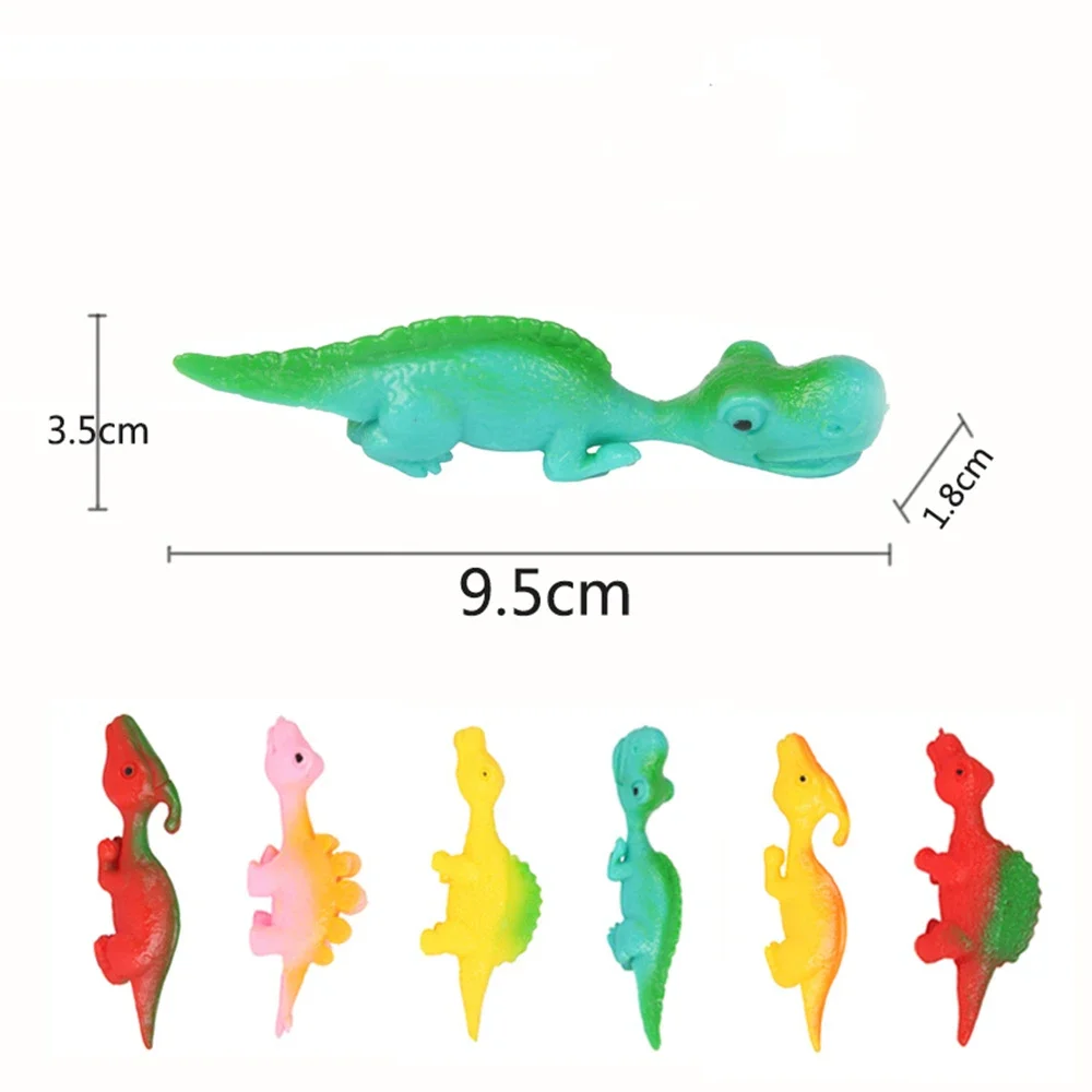 5-20Pcs Colorful Finger Catapult Dinosaur Games Kids Birthday Baby Shower Party Favor Giveaway Christmas Carnival Party Gift image 3
