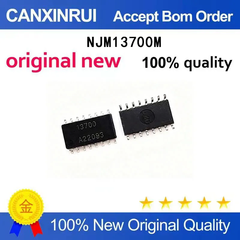 

(5-100 Pieces) Brand new original NJM13700M silk screen 13700 SOP16 integrated circuit IC chip