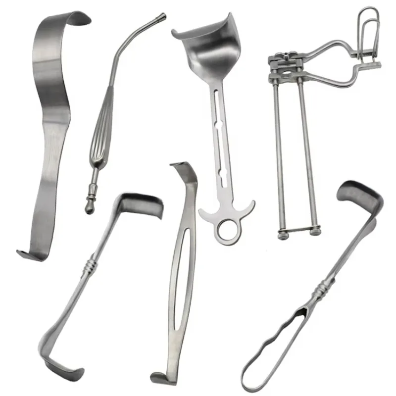 Basic Instrument Set 7-Piece Gynecology Instruments Kit for Hospital Outpatient Gynecology Operation Care