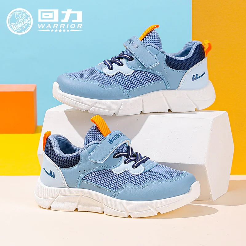 

Warrior 2025 New Boys Casual Shoes Breathable Mesh Lightweight Running Sneakers for Kids School Sports Shoes