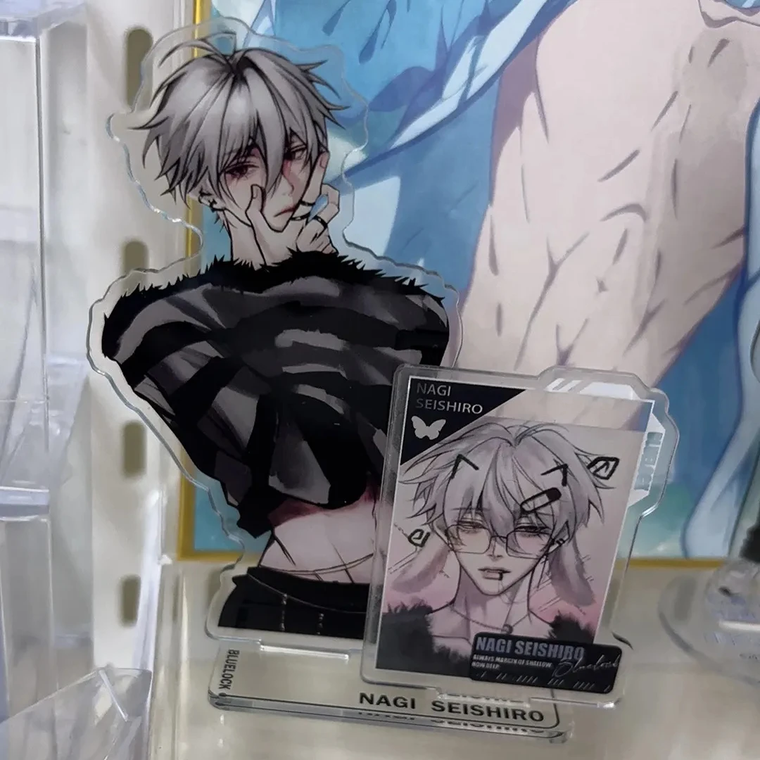 New Nagi Seishiro Acrylic Stand Figure BLUE LOCK Anime Peripheral Cute Delicate Originality Bedroom 10cm Desktop Ornament