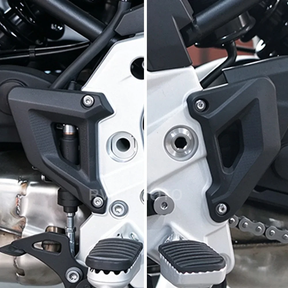 Motorcycle Front Footrest Trim Decor Panel Left & Right For VOGE DS 900 X DSX900 DSX 900 DS900X Footpeg Decoration Cover Parts
