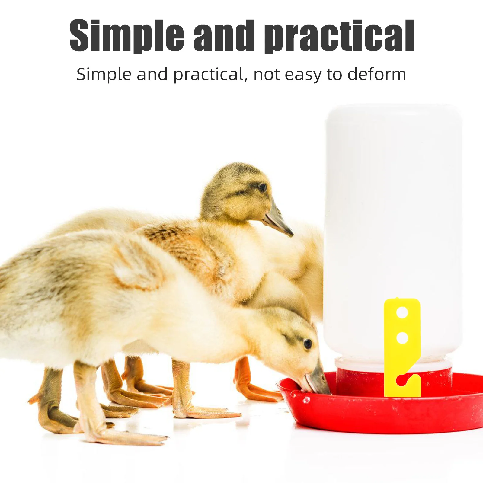 

50 pcs Water Line Adjustment Board For Poultry Thickened Durable Clips Easy Install Chicken Duck Goose Automatic Waterer System