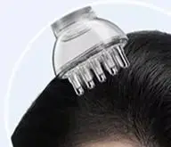 

1 шт. Расческа-аппликатор для кожи головы с дозатором для жидкости, массажер для нанесения эфирных масел и сывороток для роста волос