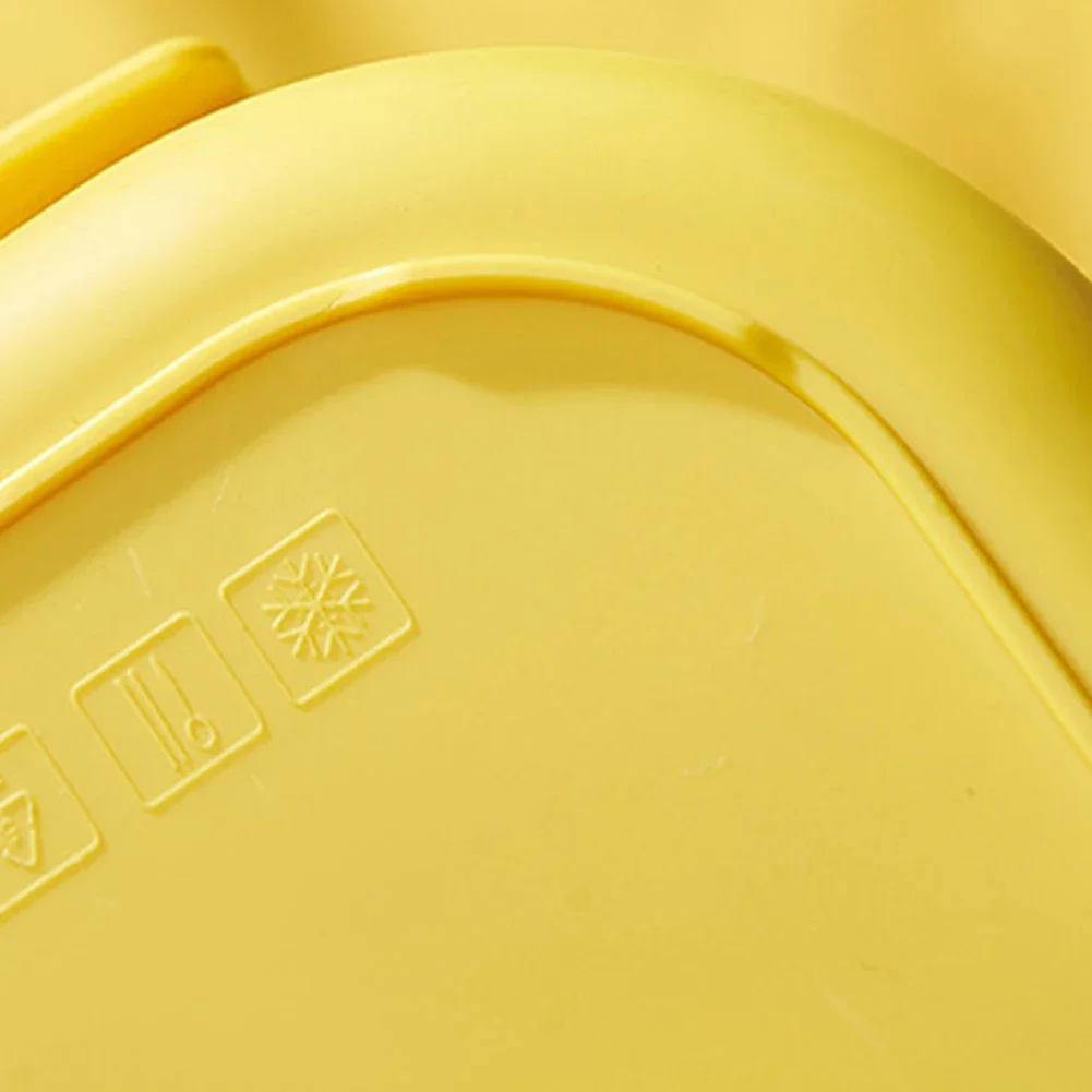 Kawaii roestvrijstalen kinderbentobox, draagbare voedselcontainer, dubbelzijdige clipafdichting, 2 batterijvakken