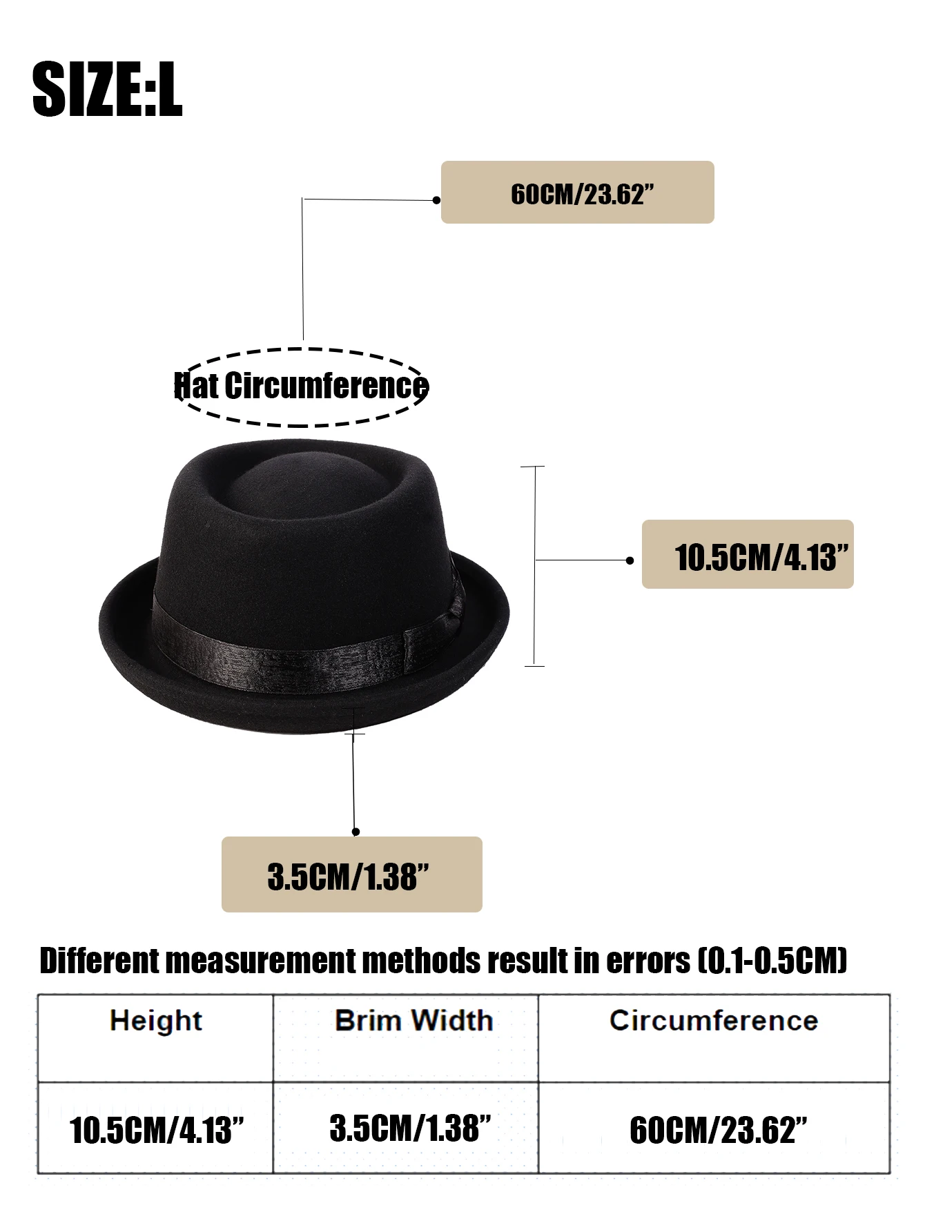 2024 Black Pork Pie Hat Wool Felt Bow Mens Fedora Jazz Cap Church Panama Gangsters Caps Gentlemen Fashion Porkpie Hats