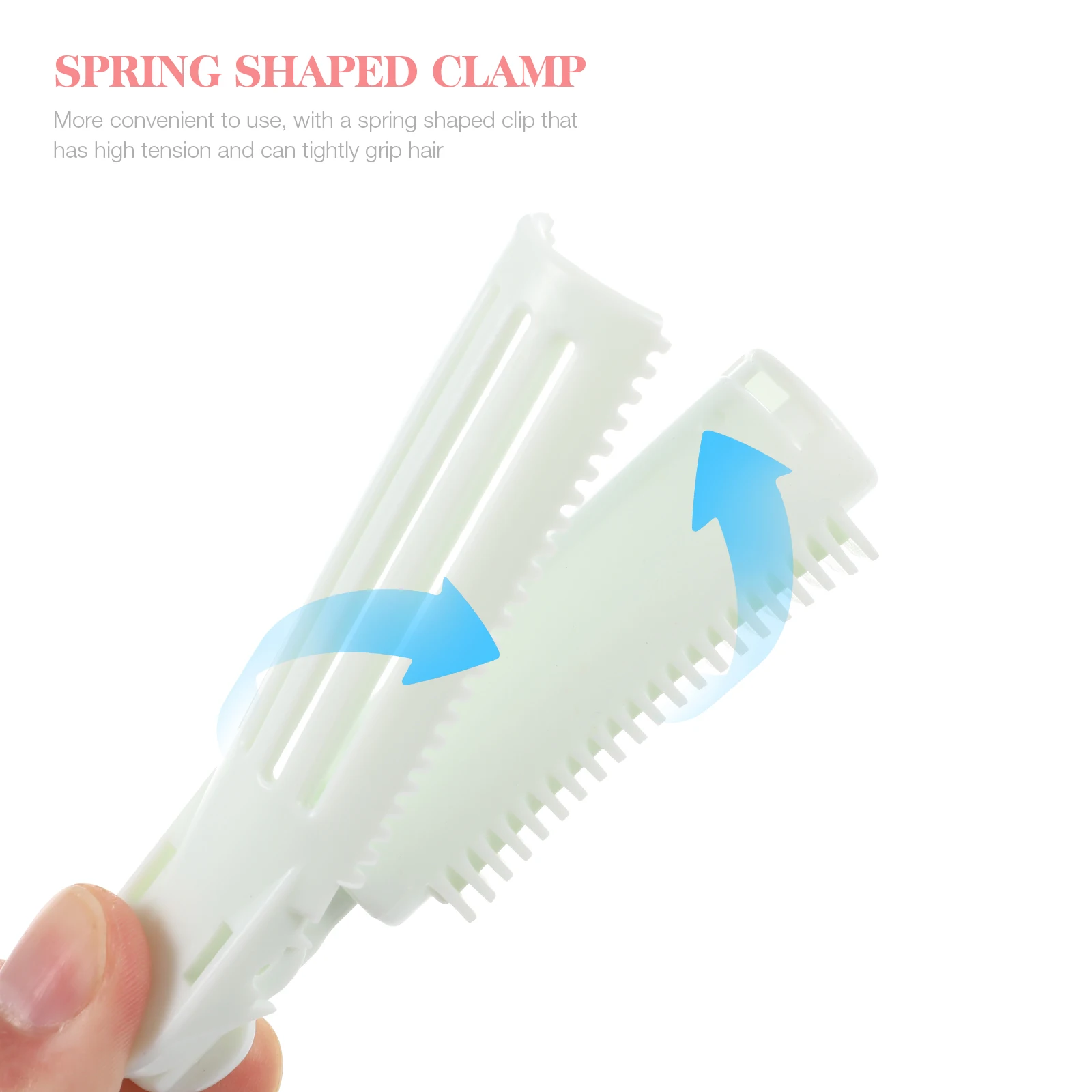 

10 Pcs Large Curlers Clips Bangs Roots Lifter Abs Hair Styling Tools Volumizing Short Hair Root Lifters Thickening