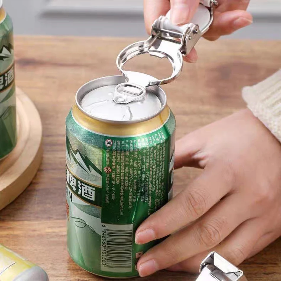 فتاحة زجاجات متعددة الوظائف مع غطاء محكم الغلق من الفولاذ المقاوم للصدأ موفرة للعمالة أداة فتح البيرة ملحقات المطبخ لشريط المنزل #6
