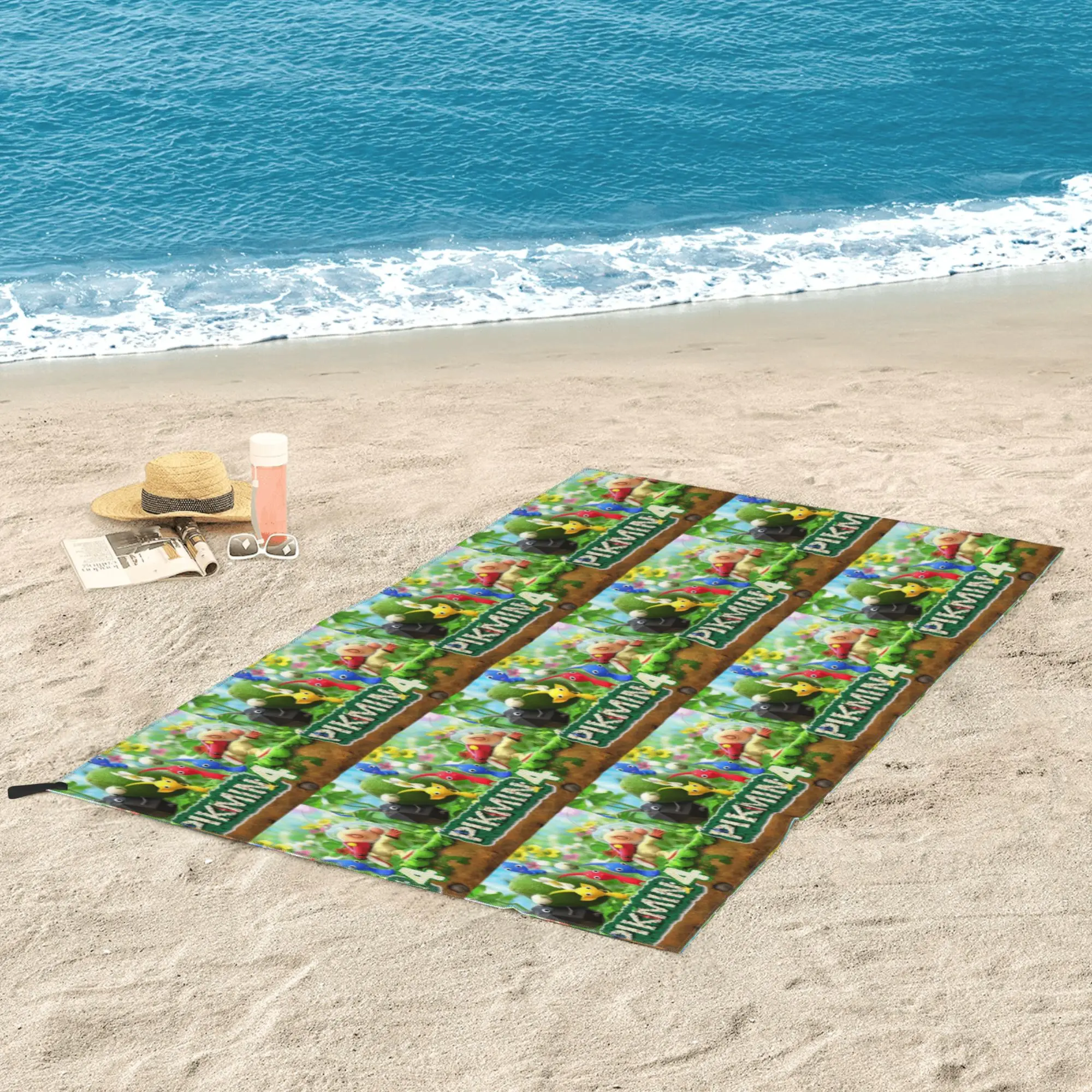 Pikmin  Beach Towel Soft Microfiber Quick Dry Absorbent Quick Towels For Pool