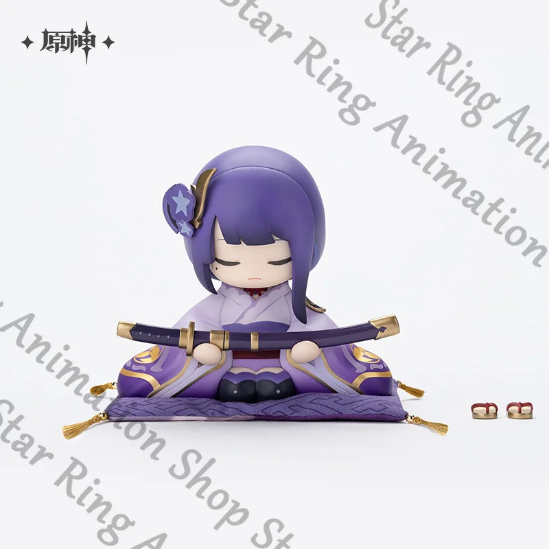 

Anime Genuine Genshin Impact Raiden Shogun Garage Kits Maumet Puppet Prop Plaything Cospaly Cartoon Gift Desk Decorate