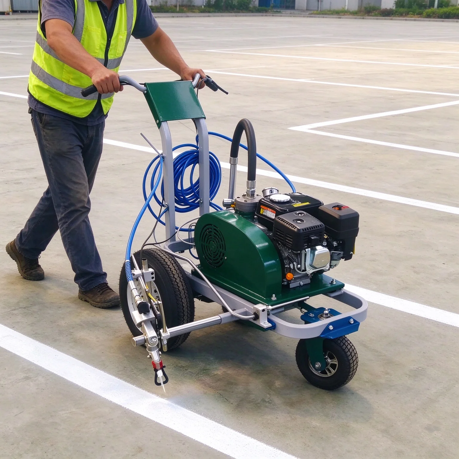 Zebra Crossing Line Thermoplastic Paint Line Road Marking Machine Road Marking Machine