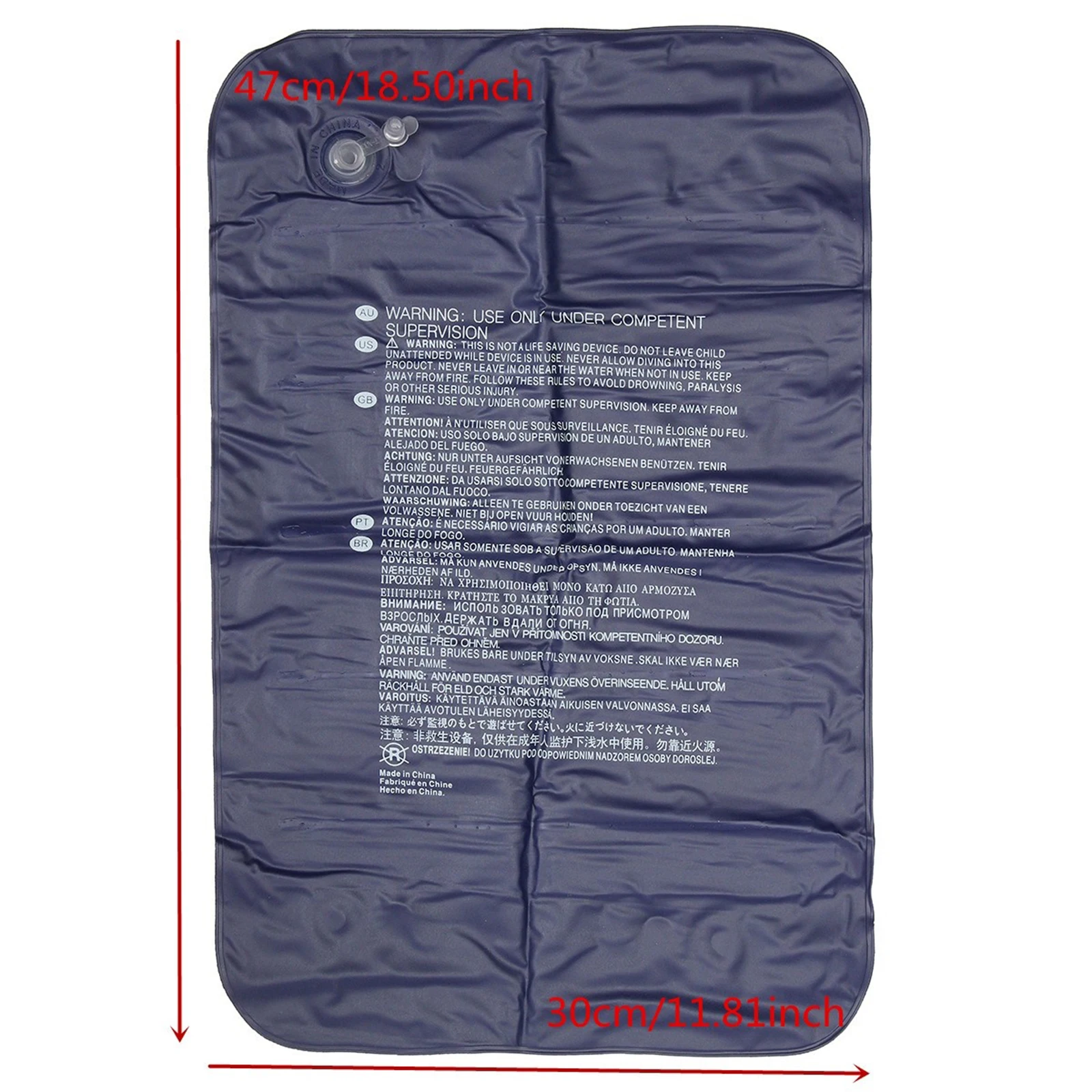 Inflatable Camping Travel Pillow, Lightweight Compressible Foldable Portable Break Pillow
