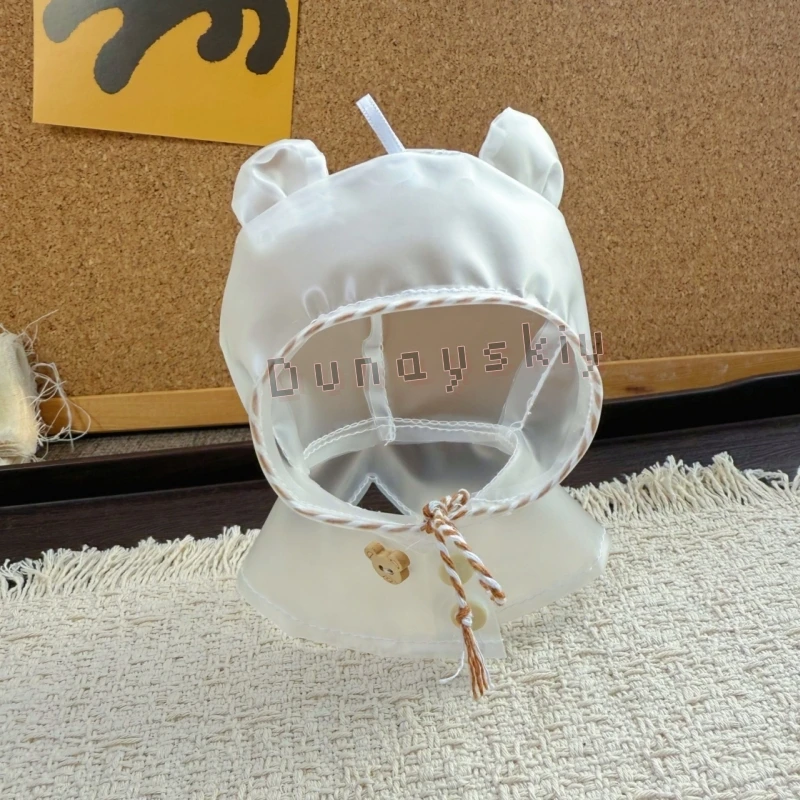 Anime Alien Stage Sua Luka Bear Ear Translucent Raincoat Chibi Plush Sea Creature Stuffed Animal Bag Accessory 10cm Mini Cosplay view 4
