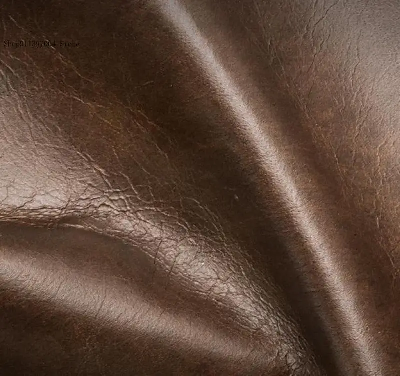 Genuine Leather Top-Layer Cowhide Retro Zipper Three Fold Leather Clip Wallet Coin Card Money Storage Bag for Men