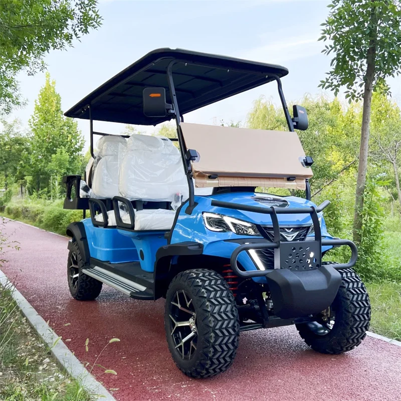 

Adult 60V 72V Lithium Battery Solar 2 4 6 8 10 Seaters Off Road Electric Street Legal Golf Carts