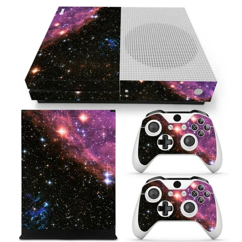 

Full Skins for Xbox One S Compatible with Xbox Game Console Controller, Vinyl Decal Stickers for Xbox One S Console Accessories